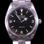 A vintage Rolex Explorer wristwatch, model 5500, 1966, serial 1418612, fitted with Rolex Oyster