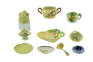 A quantity of Carlton Ware Australian designs including a preserve jar, dishes, cream jug etc,