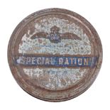 A Second World War RAF aircrew Special Ration Type B tin