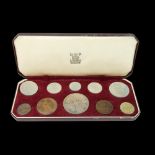 A cased QEII 1953 coronation coin set by Royal Mint
