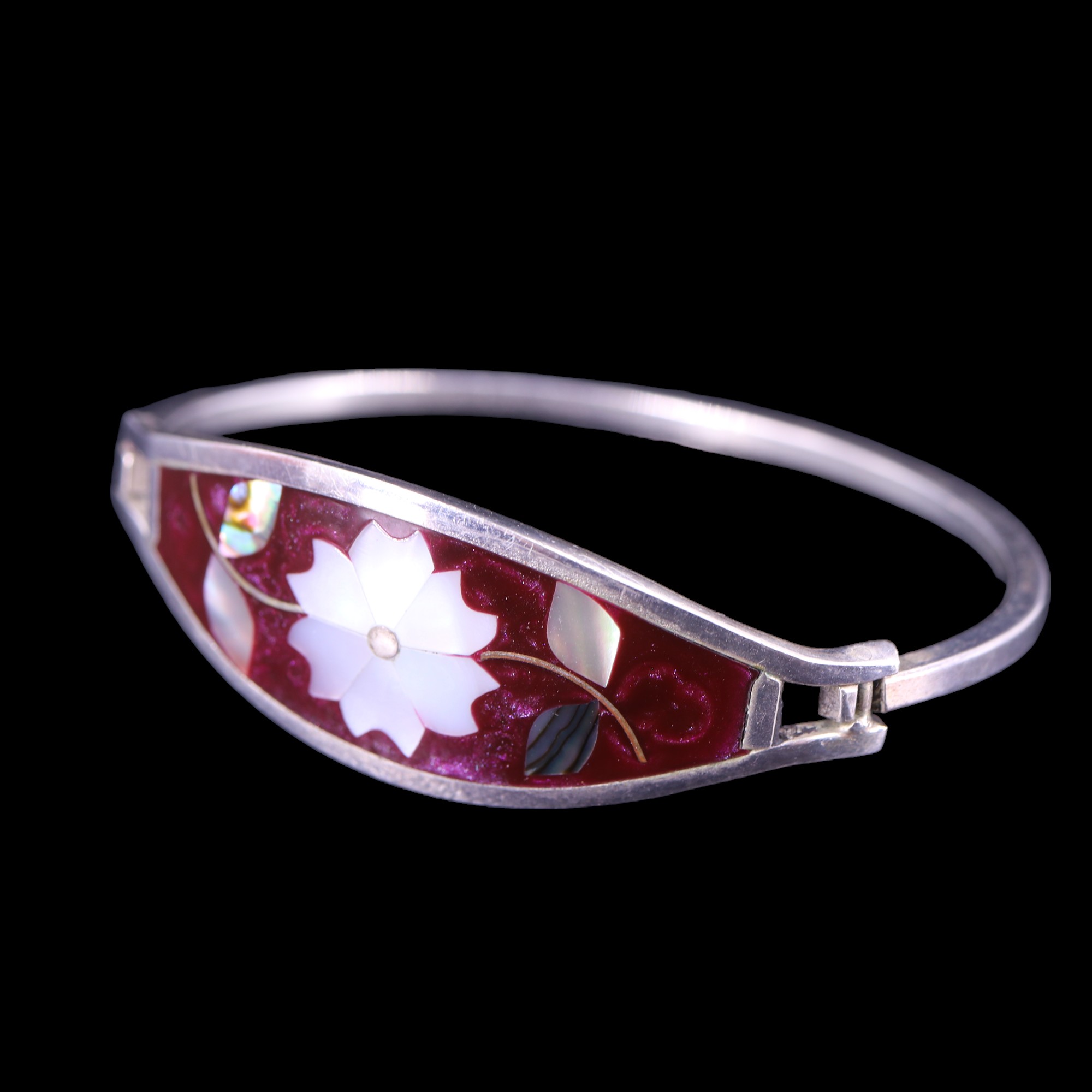 A Gnoce charm bracelet together with silver, white metal, sun spanged amber, enamelled and Arts - Image 10 of 13