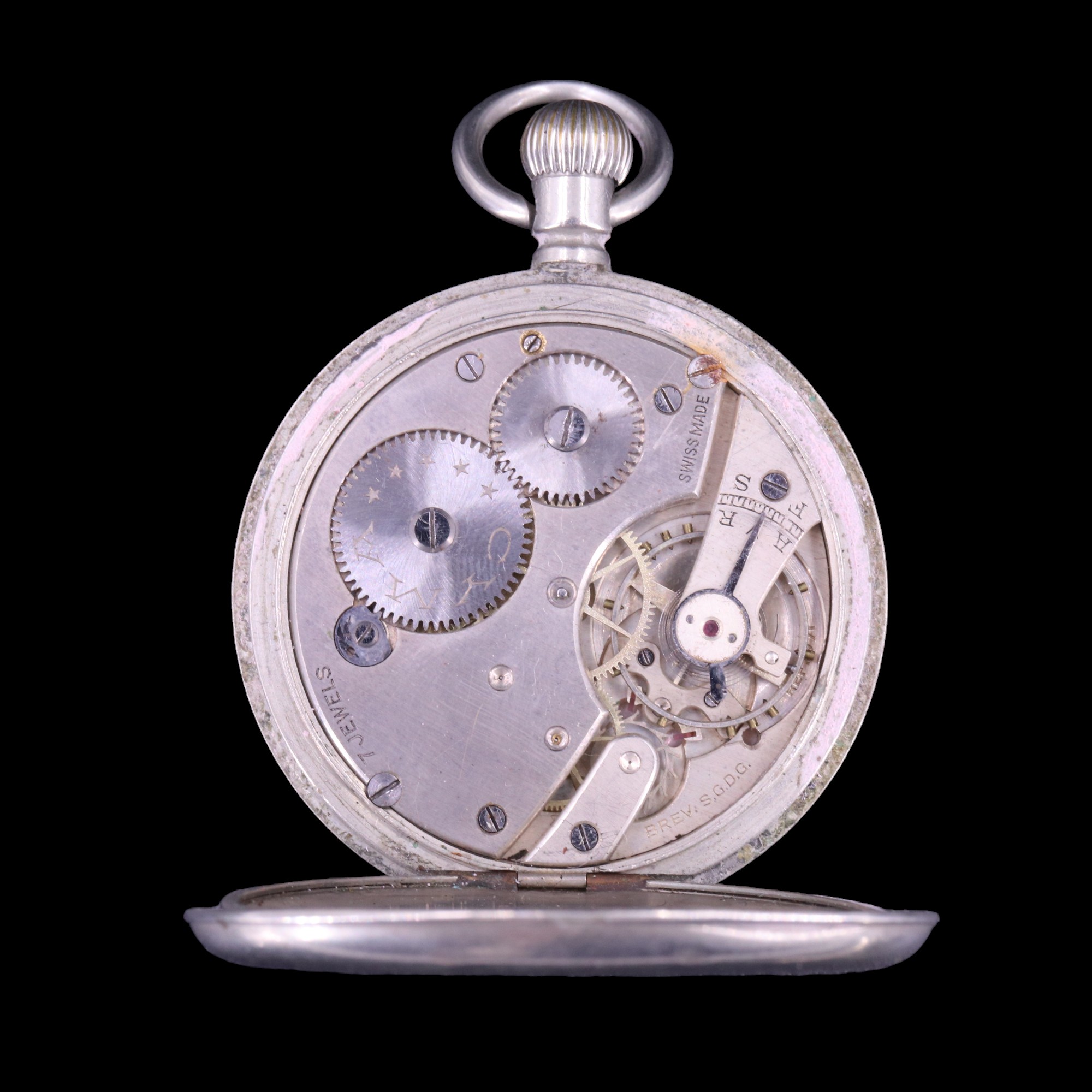 Three early-to-mid 20th Century pocket watches, (a/f) - Image 3 of 4