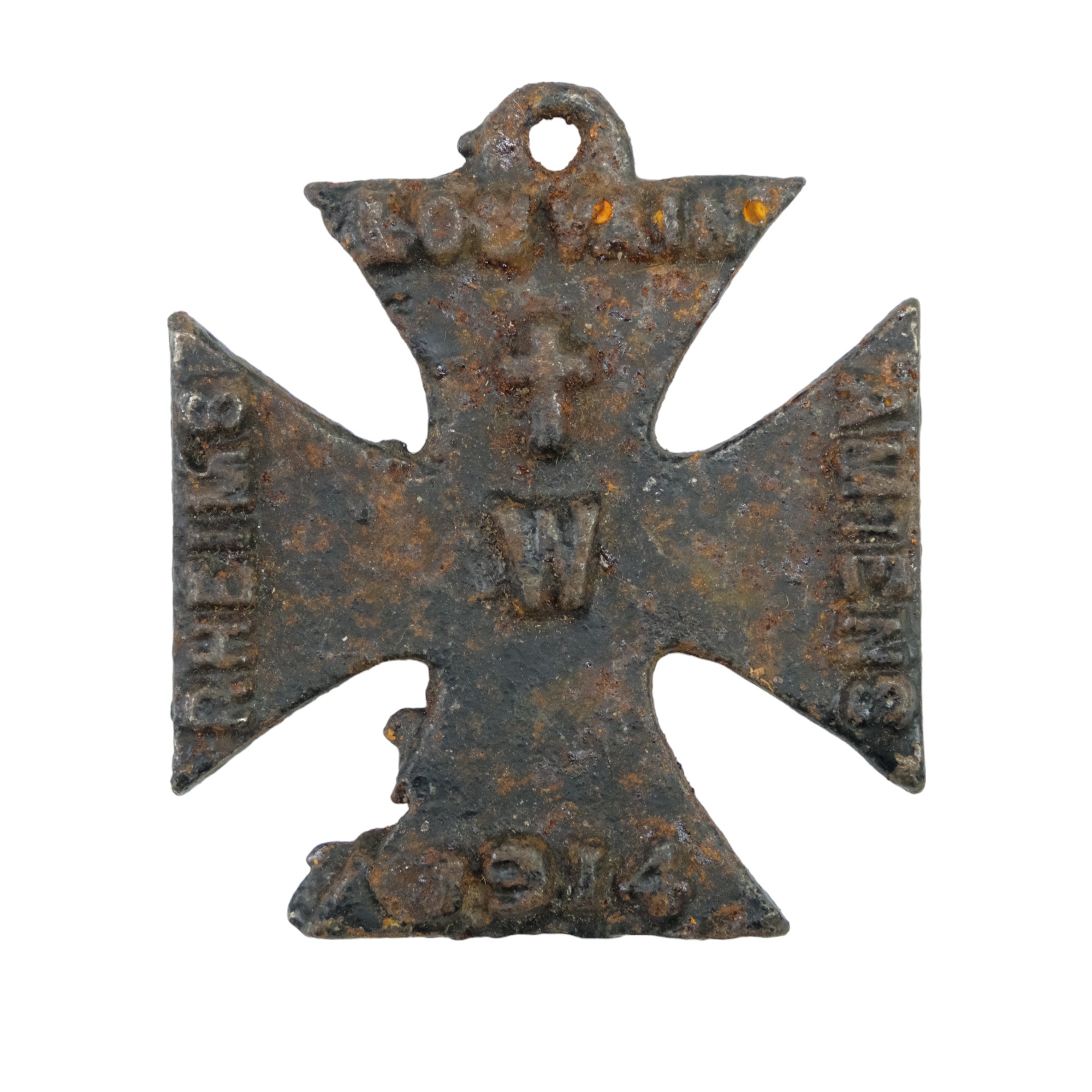 A Great War Allied mock German iron cross propaganda medal