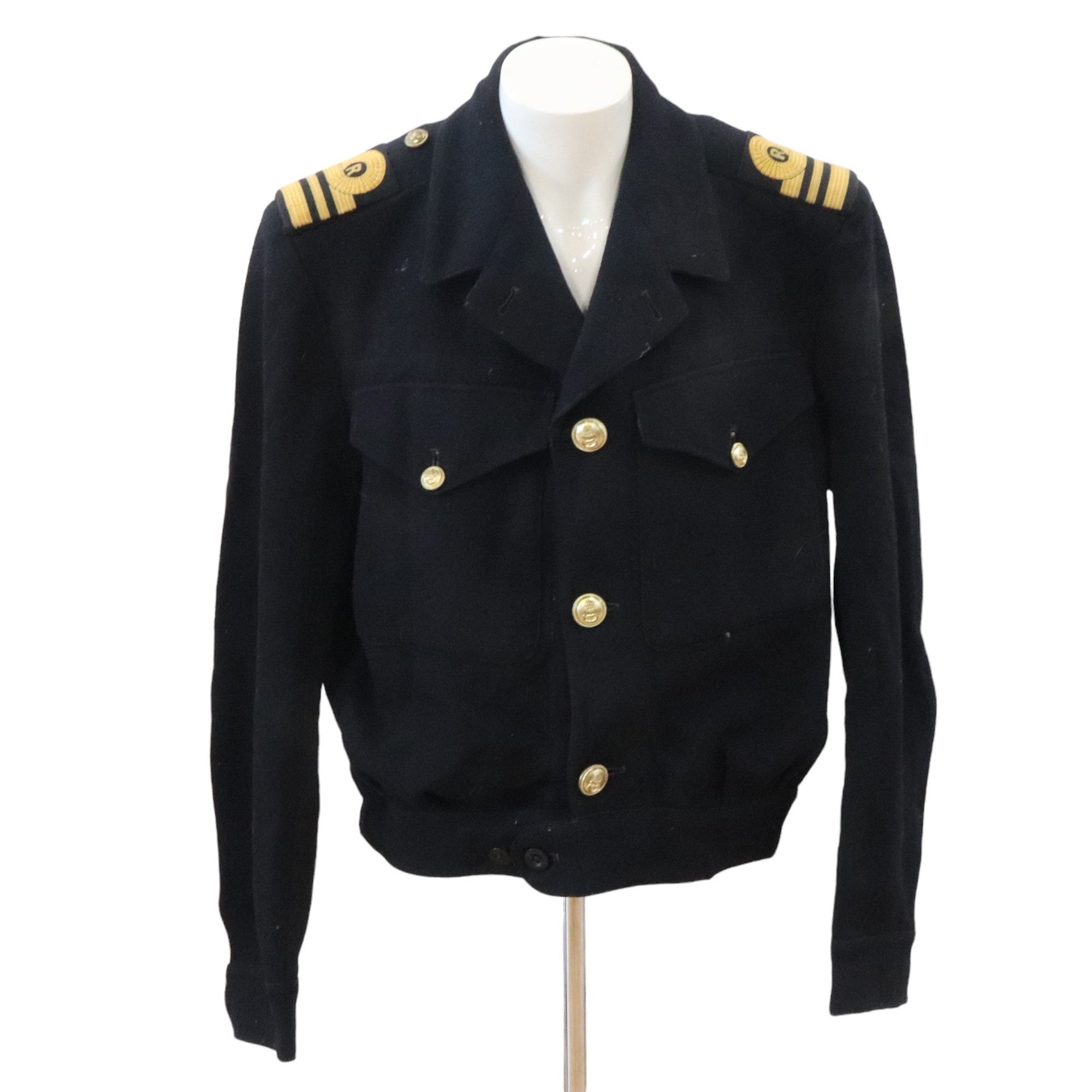 A 1945 Royal Navy officer's Working Overalls [ Battledress ] Blouse