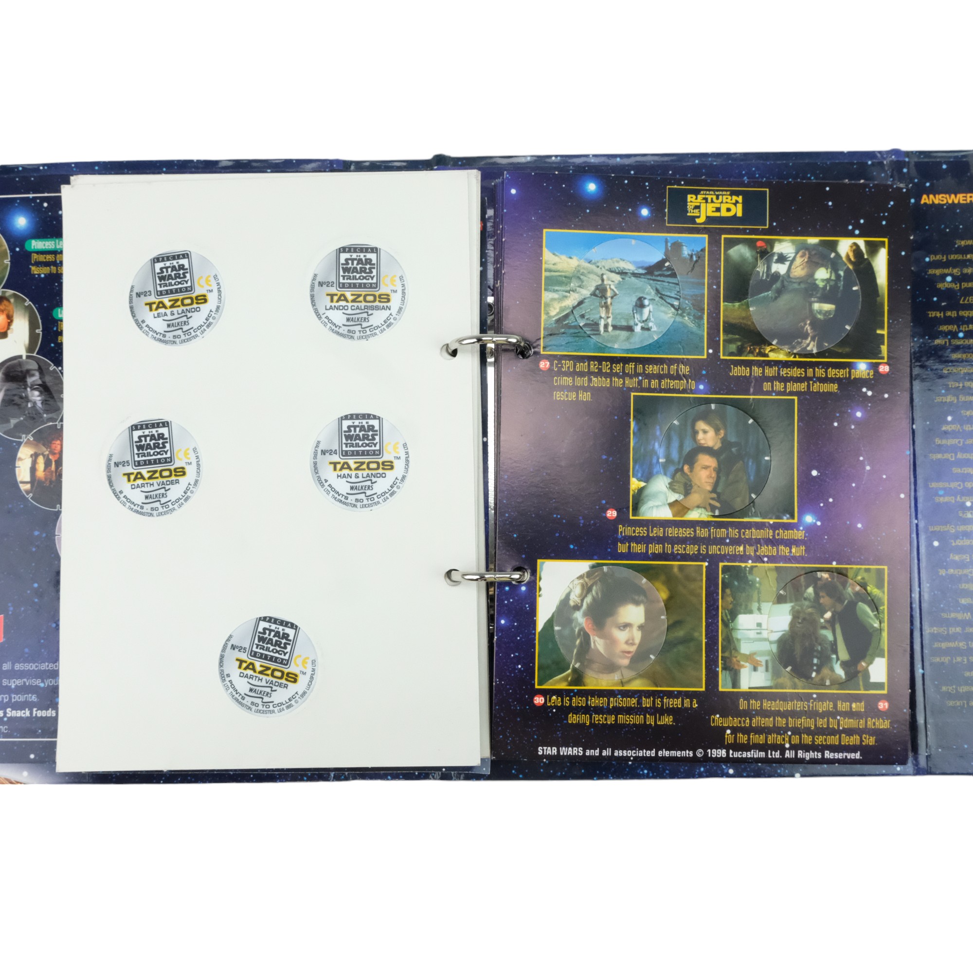 The Star Wars Trilogy edition Tazo collectors force pack - Image 3 of 5