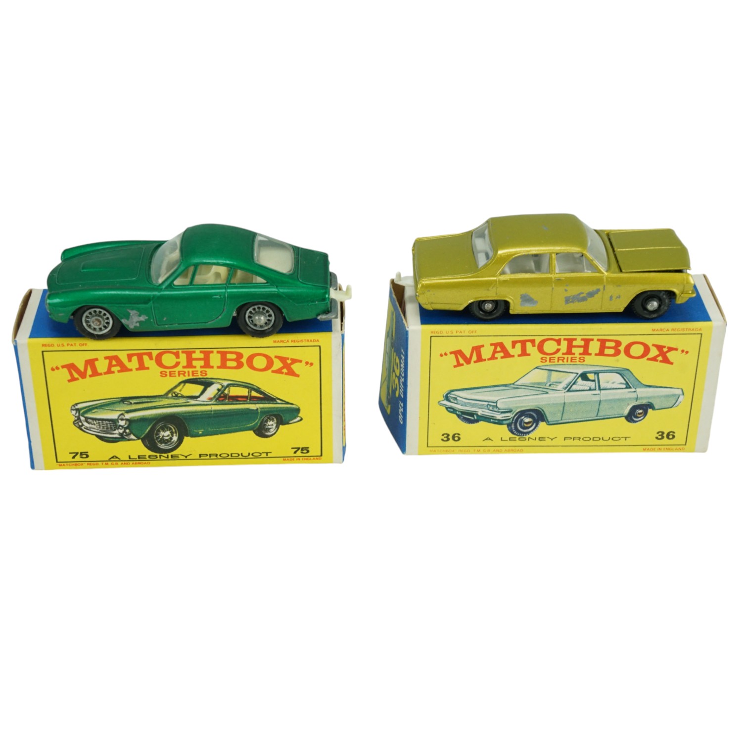 A 1960s Matchbox M-2 Motorised Motorway slot car racing game in original carton - Image 4 of 4