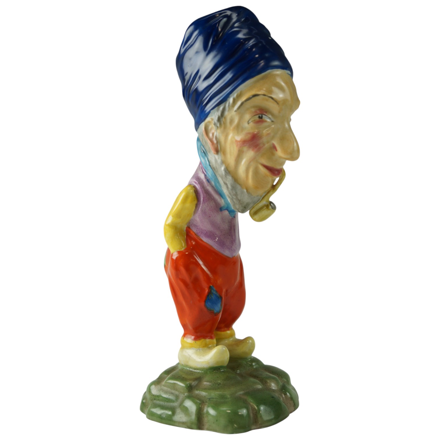 An early Clarice Cliff 1920s "Duch Man" hand-painted figurine for Wilkinson Ltd, 20 cm - Image 4 of 6