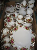 Quantity of Royal Albert Old Country Roses teaware