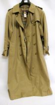 Burberrys' ladies trench coat (no size label)