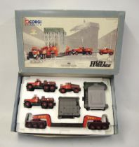 Two Corgi Heavy Haulage diecast metal Wynns lorries, with trailers, 1/50th scale