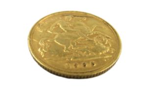 Edward VII half sovereign 1905