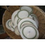 Royal Doulton Rondelay dinnerware including bowls, side plates etc.