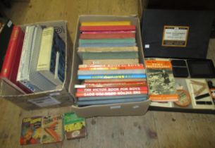 Quantity of vintage children's annuals and other books, together with a Simplex Medium stamp album