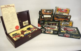 Miscellaneous diecast model cars and trucks including Eddie Stobart and Models of Yesteryear