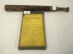 Cross's folding map ' London, A New Plan of the Metropolis ' in the original slip case, together