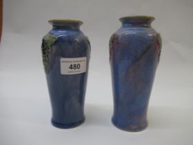 Pair of small Doulton stoneware vases