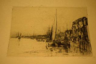 Collection of twenty nine various unframed etchings including works by Percy Thomas and others