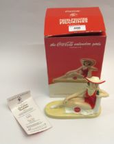 Royal Doulton Limited Edition figure of a Coca Cola calendar girl in original box, Limited Edition