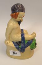 Ashtead Potters figure of Buster Girl M49 by Phoebe Stabler, 18cm high