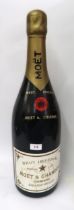 Moet & Chandon Champagne, large advertising bottle, 64cm high