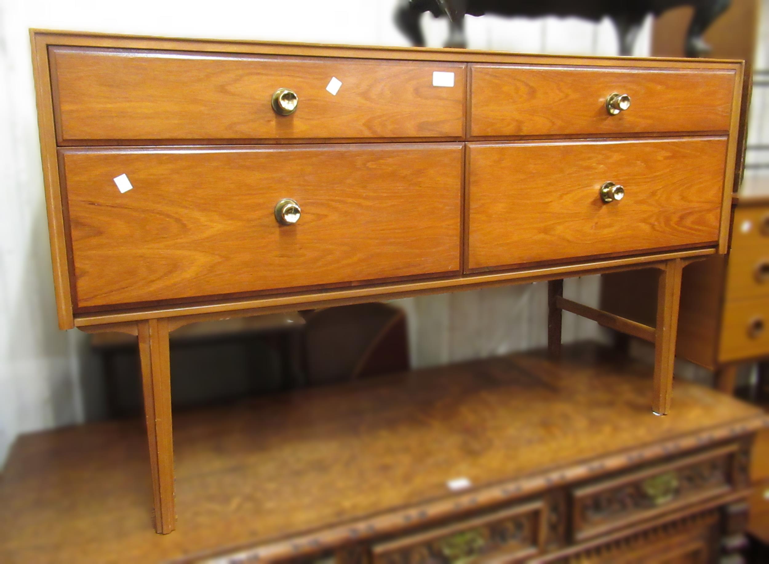 Pair of mid 20th Century three drawer chests by Schreiber, each 75cm wide, together with a Meredew - Image 2 of 24