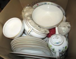 Royal Worcester Arcadia pattern part service, together with a quantity of Royal Worcester Contessa