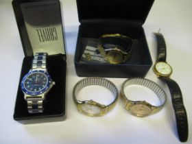 Gentleman's Seiko wristwatch with original box, together with four other various gentleman's