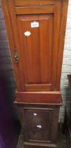 Group of three mahogany bedside cabinets (at fault), together with two small four drawer bedside