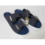 Alexander McQueen, pair of men's Hybrid rubber slides No size marked on shoes but they measure 31.