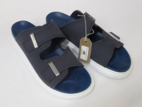 Alexander McQueen, pair of men's Hybrid rubber slides No size marked on shoes but they measure 31.