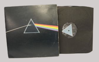 Pink Floyd ' Dark Side of the Moon album ' (First pressing with blue diamond central label including