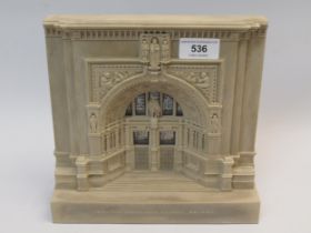 Timothy Richards, architectural model of The Victoria and Albert Museum, London, 20cm high According