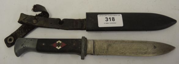 Third Reich Hitler Youth dagger (at fault)