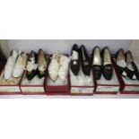 Salvatore Ferragamo, six pairs of various ladies shoes, UK size 4, narrow fitting, all with original