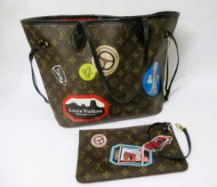 Louis Vuitton Neverfull MM ' My LV World Tour ' tote bag