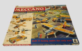 Boxed Scalextric Mighty Metro set, together with a boxed Meccano set