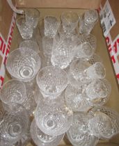 Quantity of Royal Brierley and other glassware