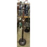 1930's turned column standard lamp