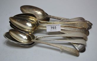 Quantity of silver Old English and other miscellaneous cutlery, 31oz t