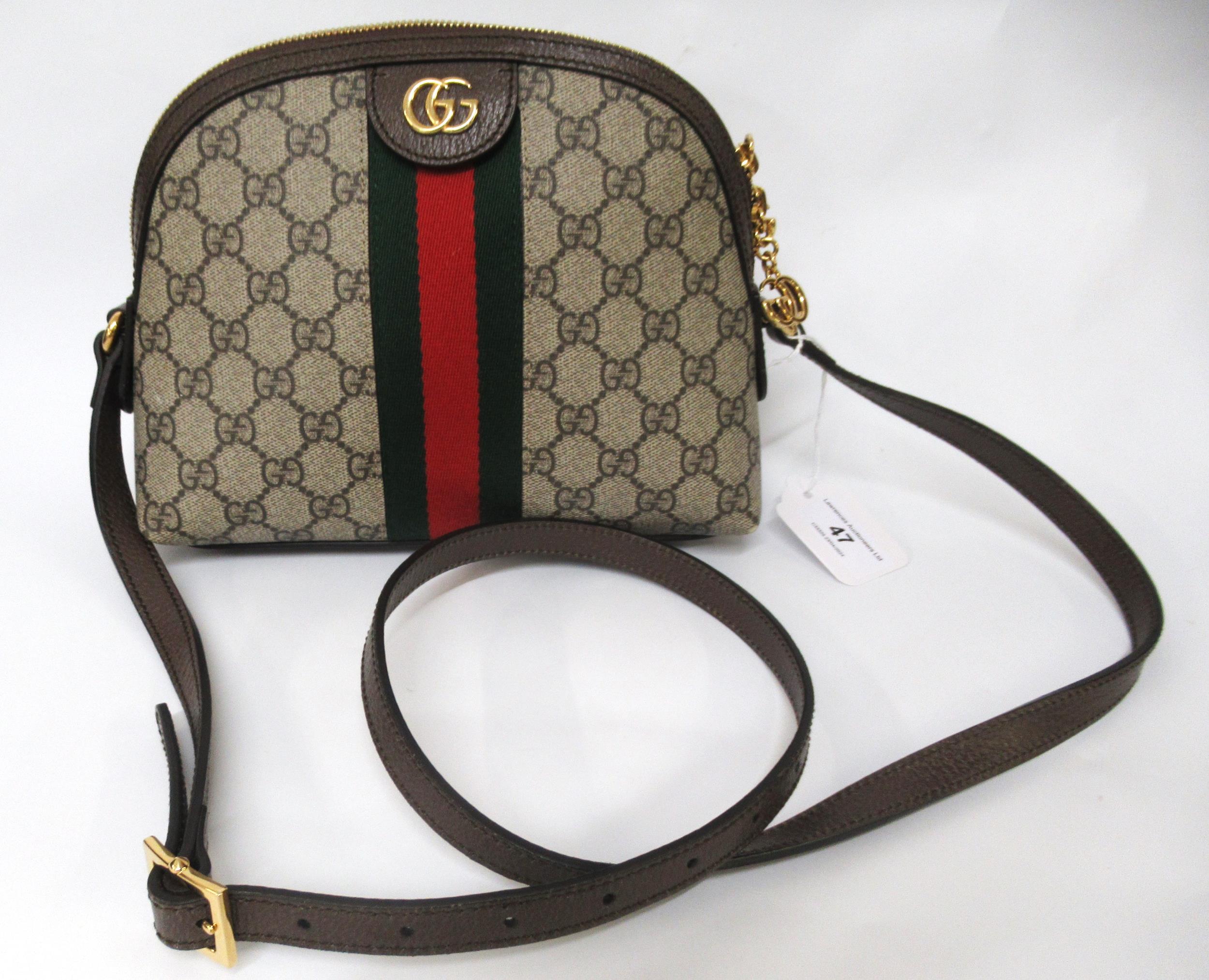 Gucci Ophidia GG shoulder bag, with original dust cover, packaging and labels, 19cm high x 23cm wide - Image 2 of 4