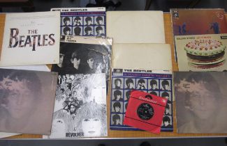 Quantity of various 1960's records, including Rolling Stones, Beatles etc.