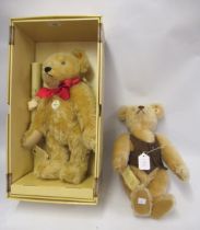 Steiff British Collector's teddy bear ' Blond 43 ' with certificate in original box, 40cm high,