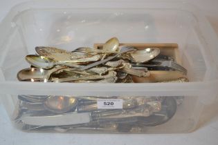 Quantity of various silver plated flatware