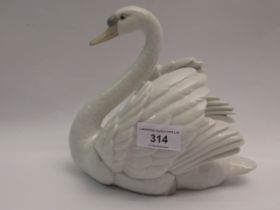 Lladro figure of a swan, No. 5321, in original box