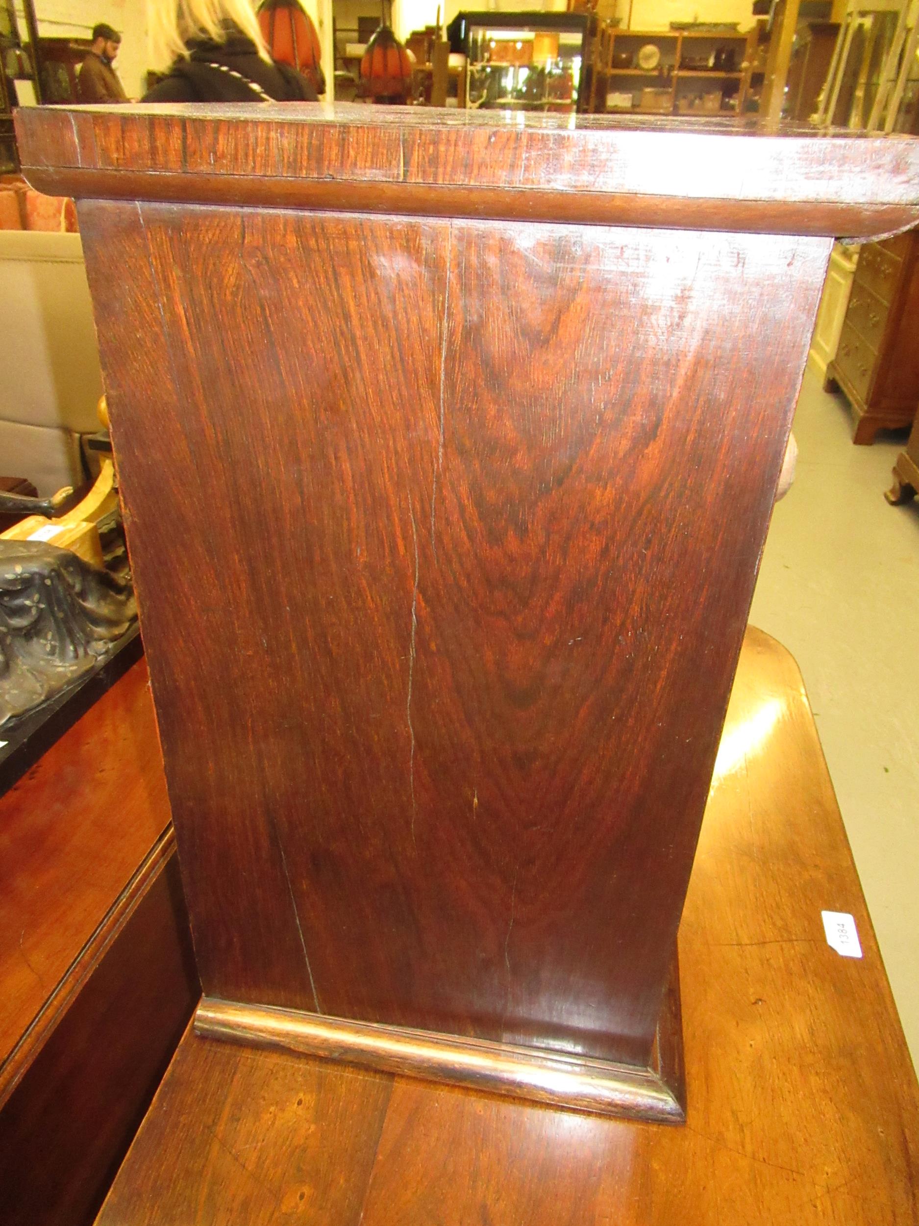 19th Century rosewood Wellington type table top seven drawer collectors cabinet Good condition - Image 4 of 8