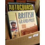 Three volumes ' Autocourse ' 1997 - 1999, together with two other motorsport related books