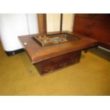 19th / 20th Century Japanese Tansu design Hibachi with copper lining