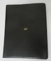 S T Dupont, leather address book cover with address book insert