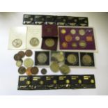 Small quantity of miscellaneous coins including various crowns and a Festival of Britain five