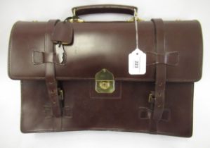 Glenroyal modern leather briefcase
